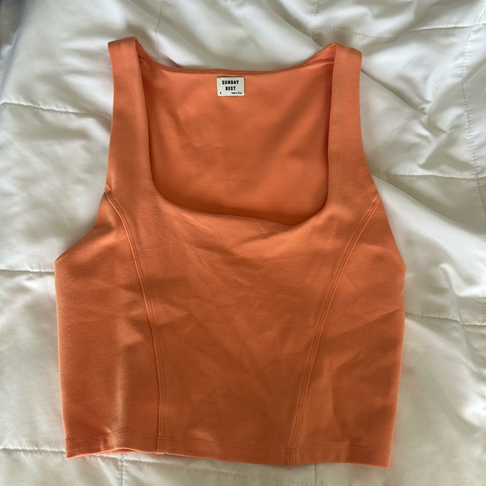 Aritzia Sunday Best Corset Tank Top
